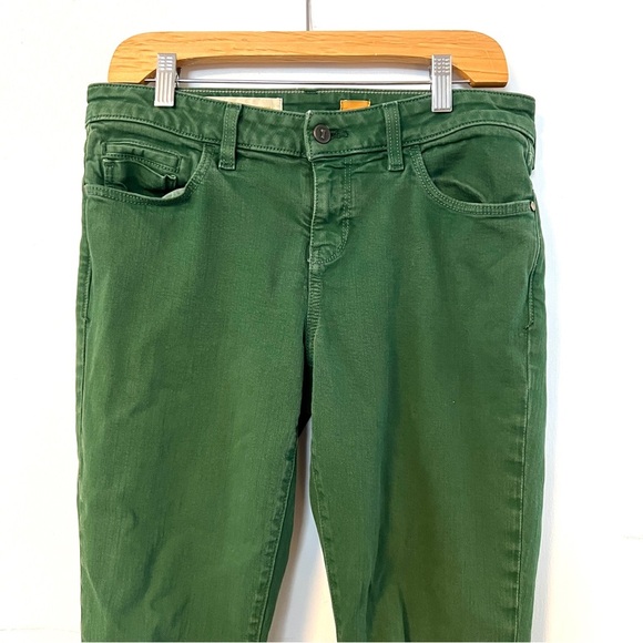 Anthropologie Pilcro and the Letterpress Green Women's Jeans Skinny Low Cut Stet - Picture 2 of 14